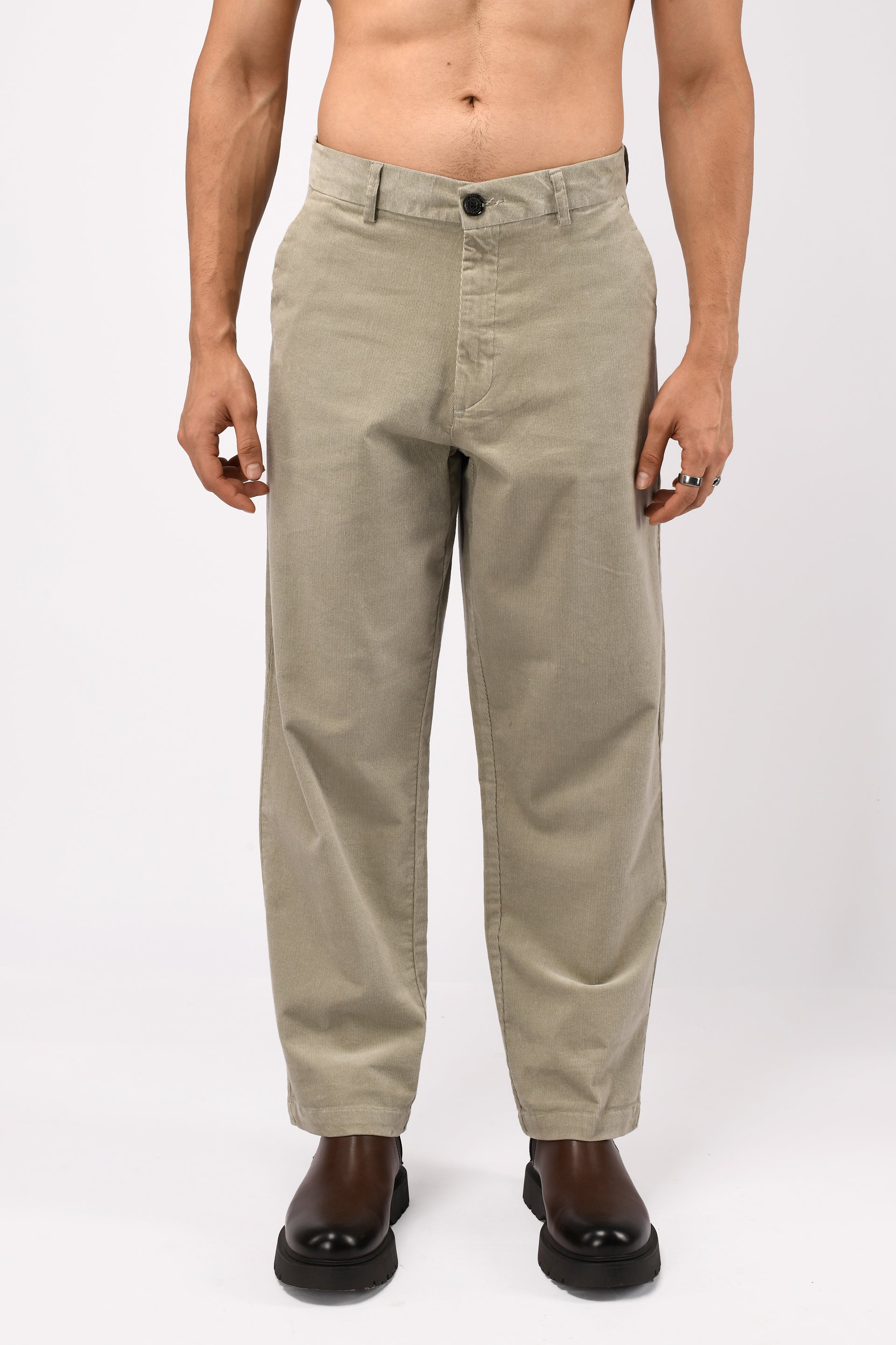 SOFT CORDUROY RELAXED PANTS