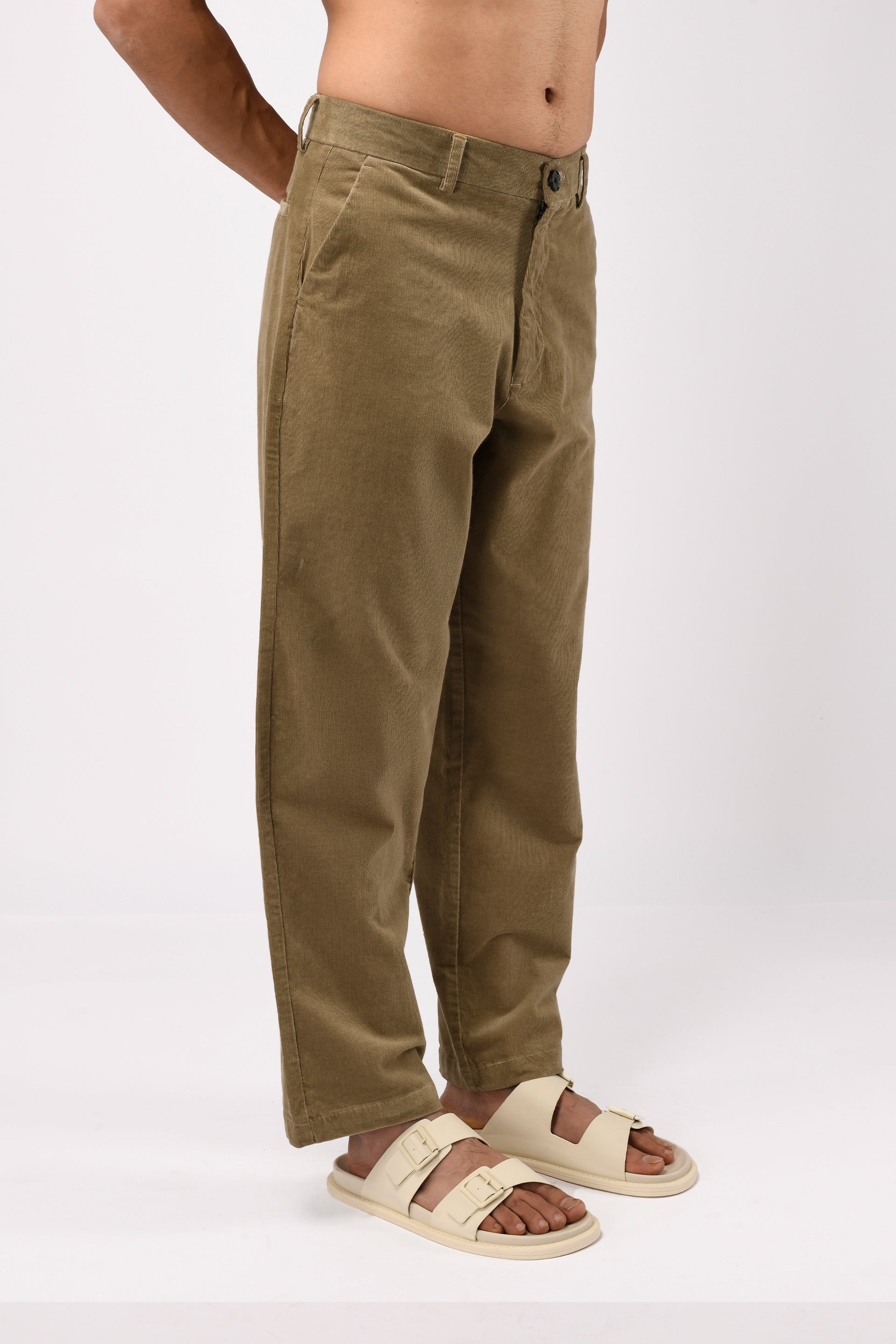 SOFT CORDUROY RELAXED PANTS