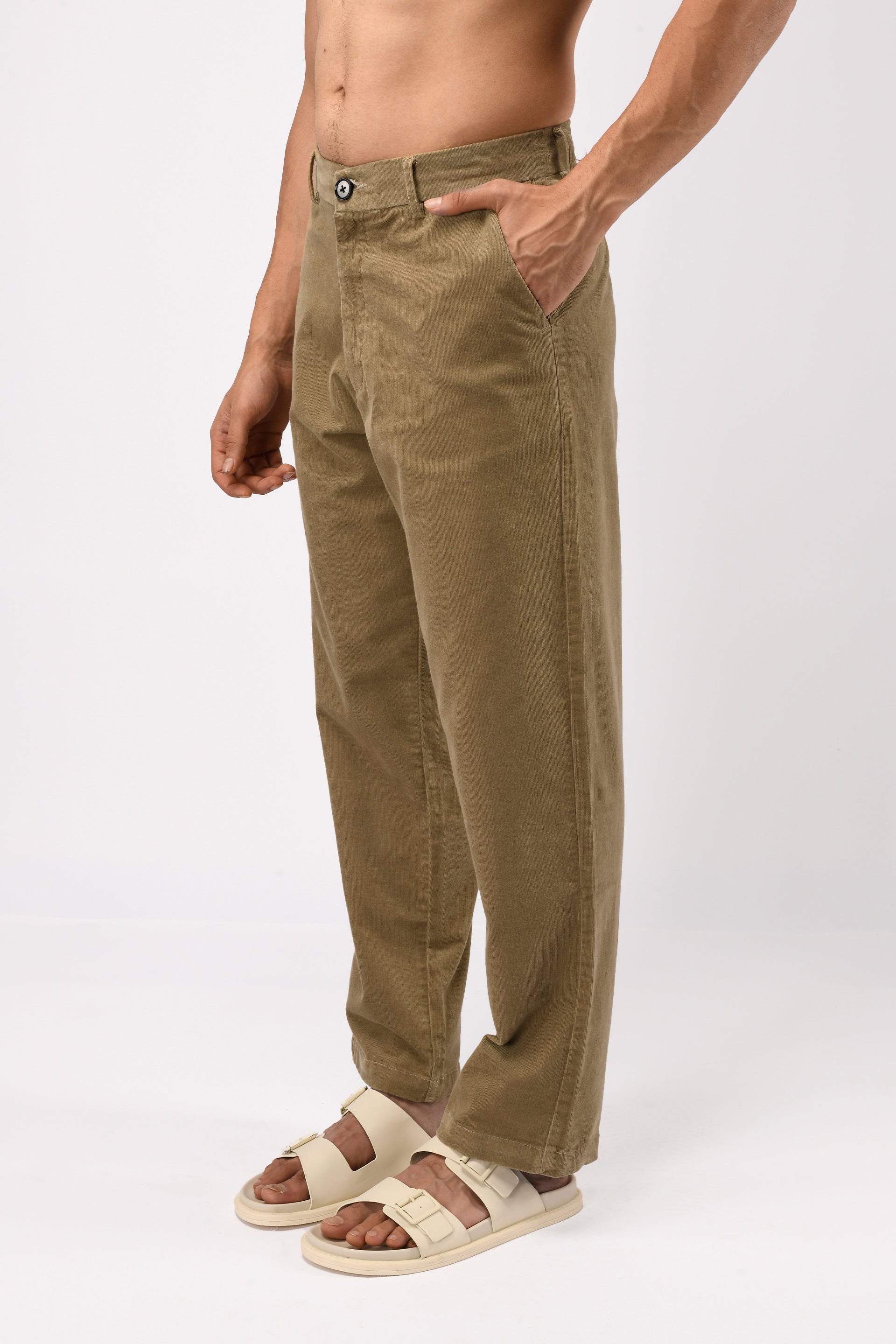 SOFT CORDUROY RELAXED PANTS