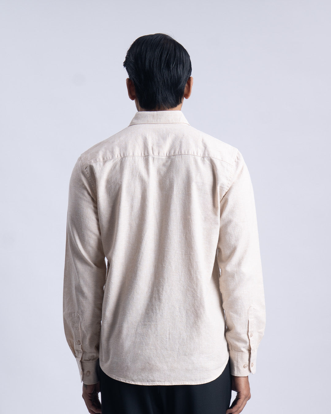 Linen Cotton Quiet Craft Shirt In Beige