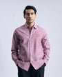 Linen Cotton Quiet Craft Shirt In Merlot