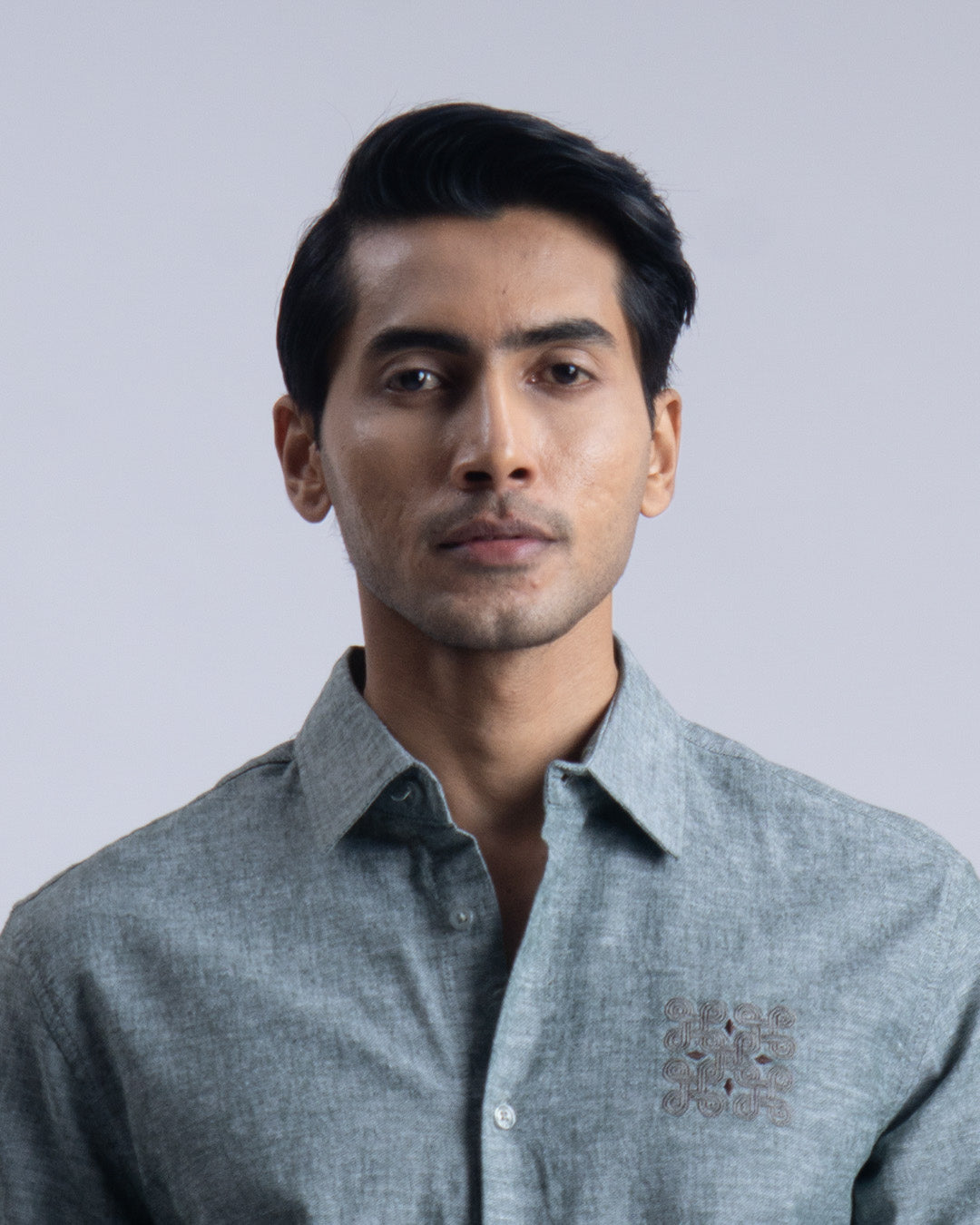 Linen Cotton Quiet Craft Shirt In Green