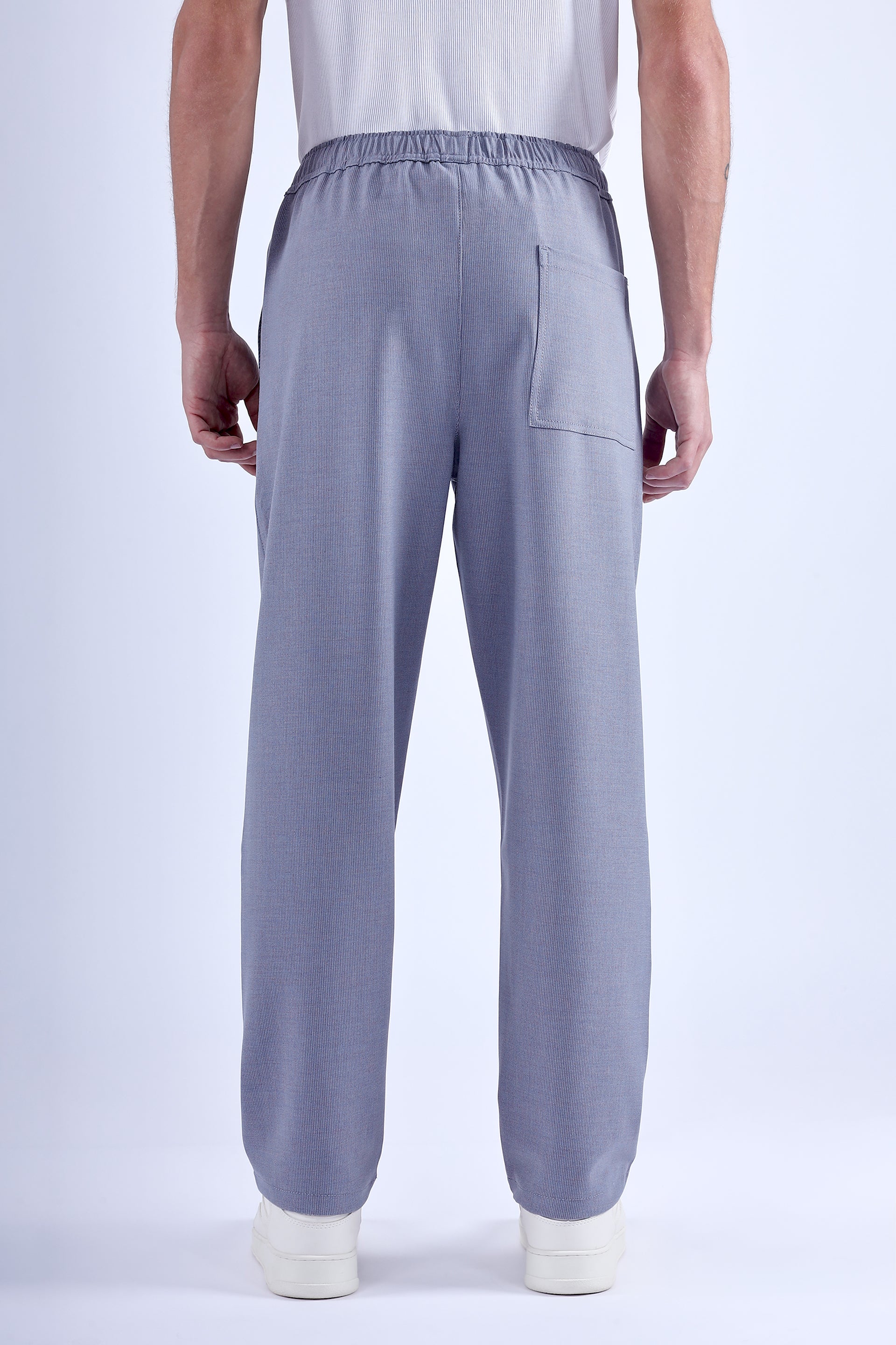 MIRACLE FLOW RELAXED TROUSER IN BLUE