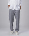 Easy Iron Striped Flexiwaist Relaxed Trouser In Light Blue