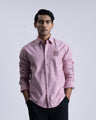 Cotton Oxford Thread Craft Shirt In Merlot