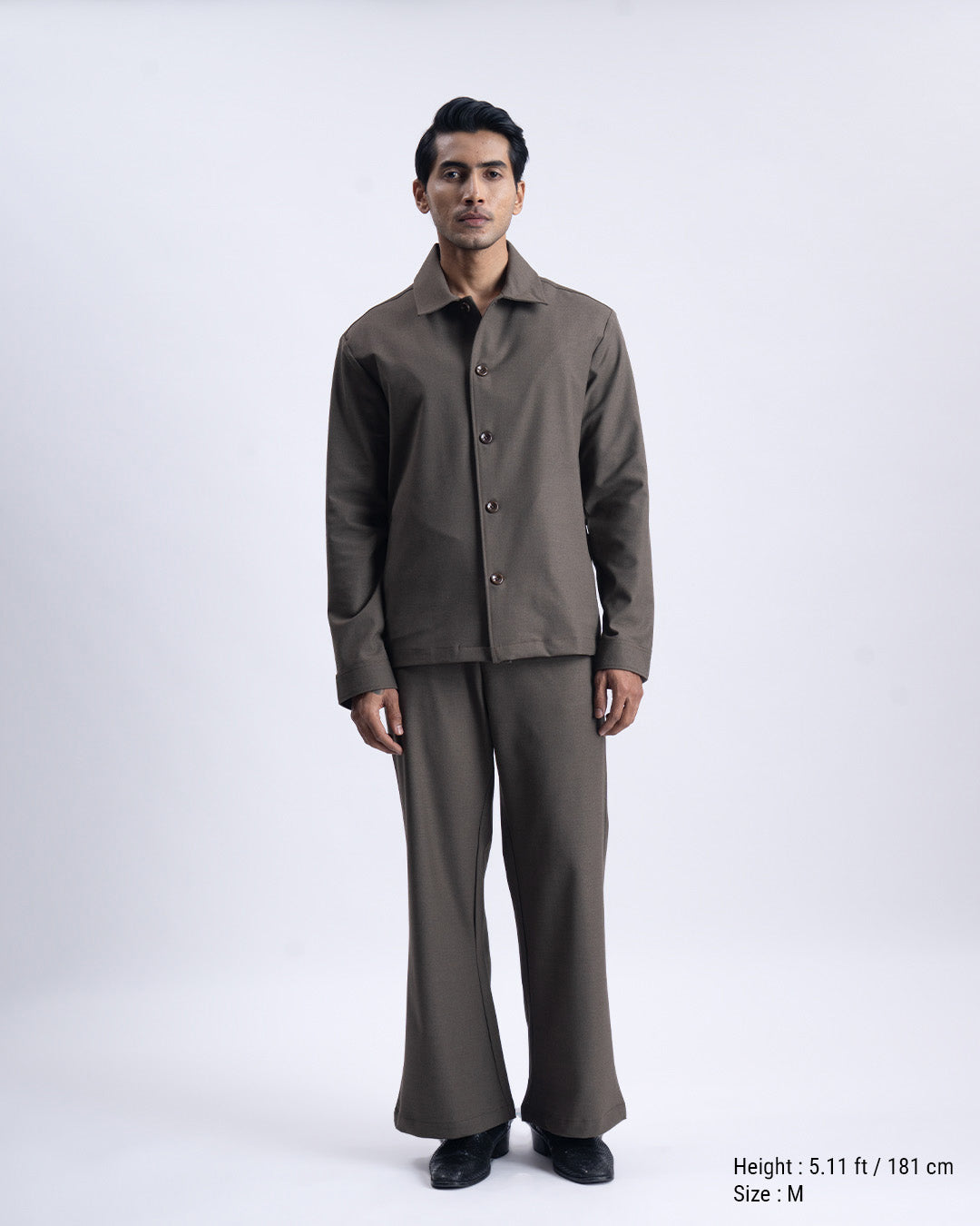 Easy Iron Light-Weight Jacket In FurBrown