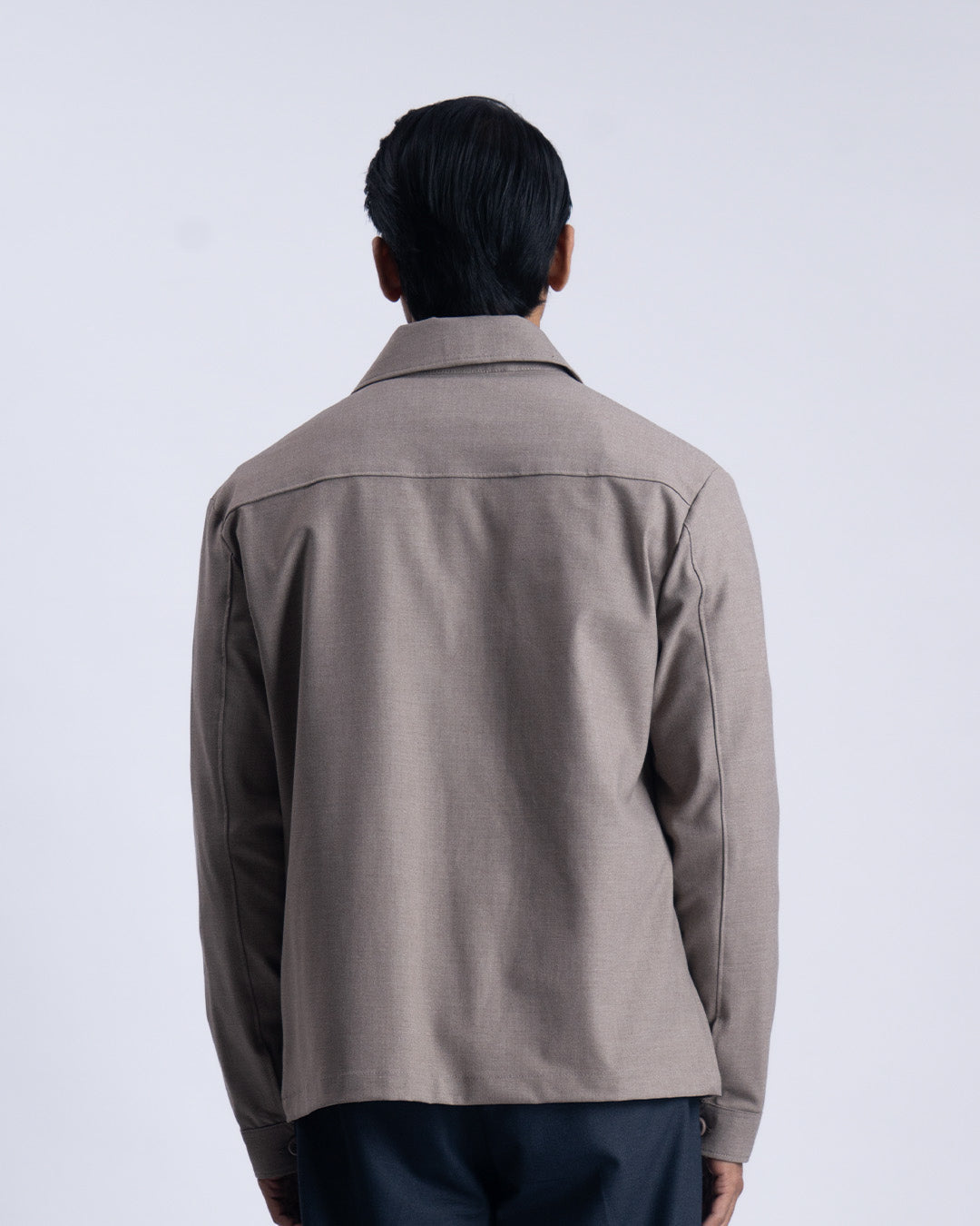 Easy Iron Light-Weight Jacket In Beige