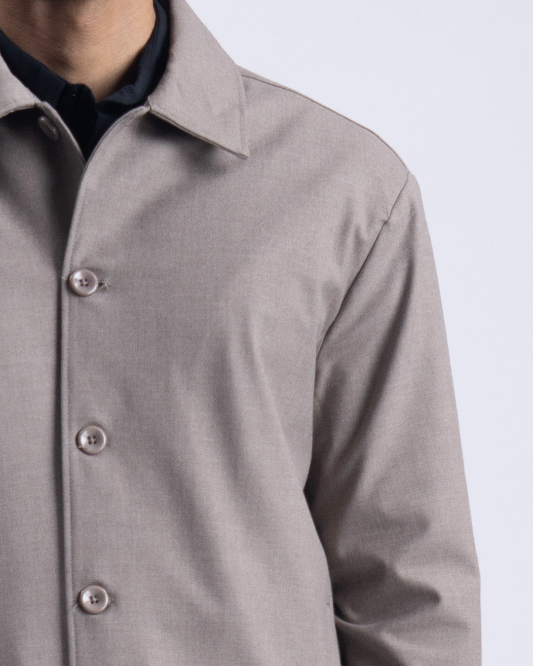 Easy Iron Light-Weight Jacket In Beige