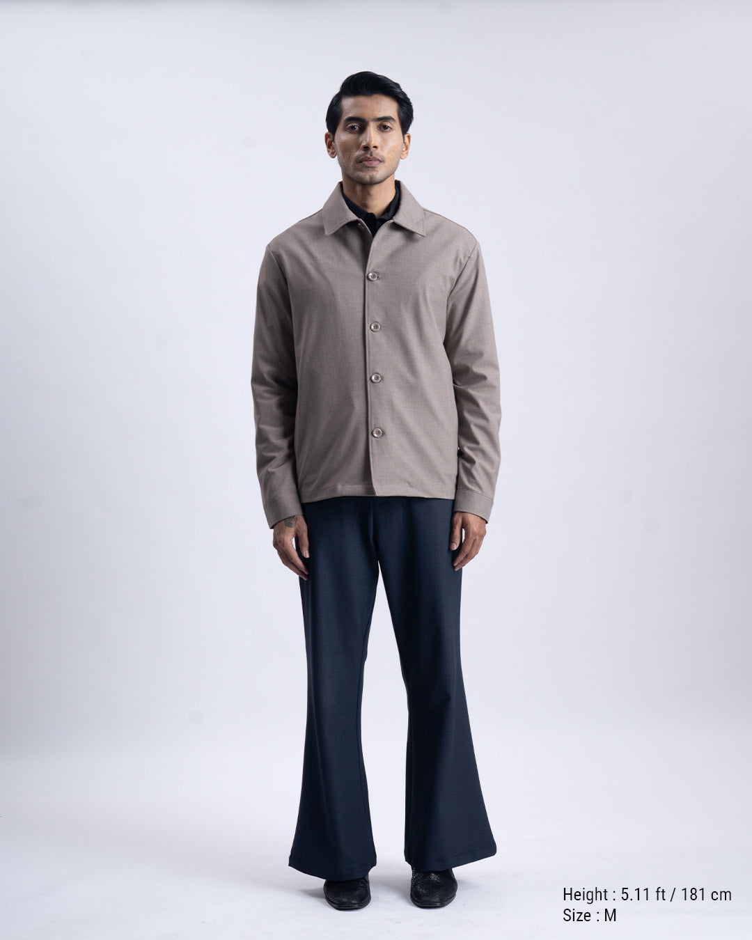 Easy Iron Light-Weight Jacket In Beige