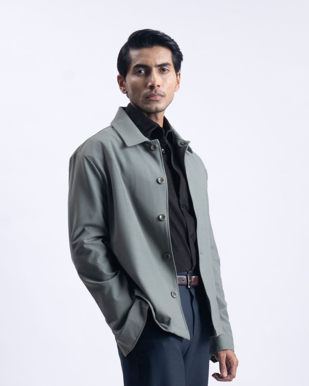 Easy Iron Light-Weight Jacket In Pistachio