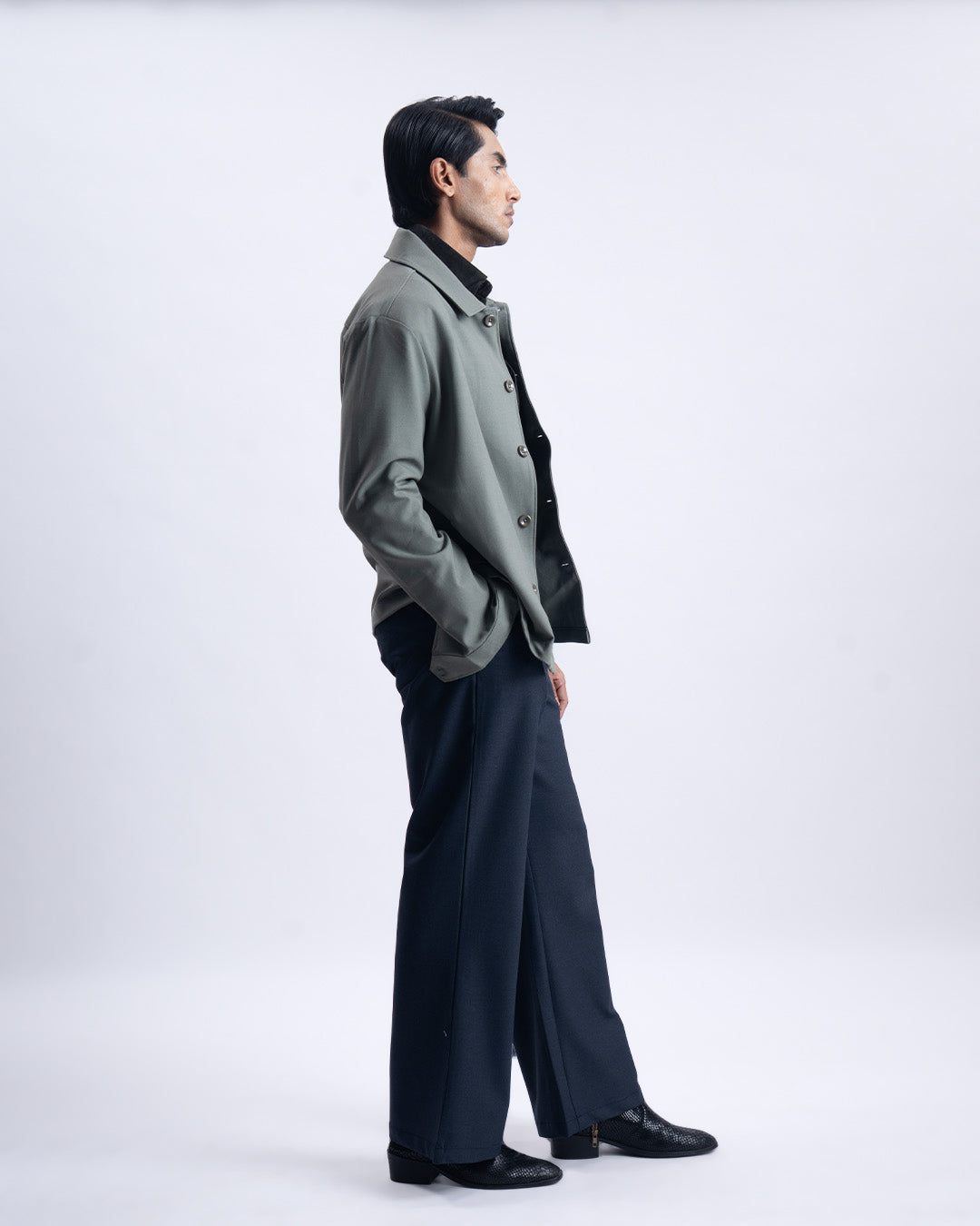 Easy Iron Light-Weight Jacket In Pistachio