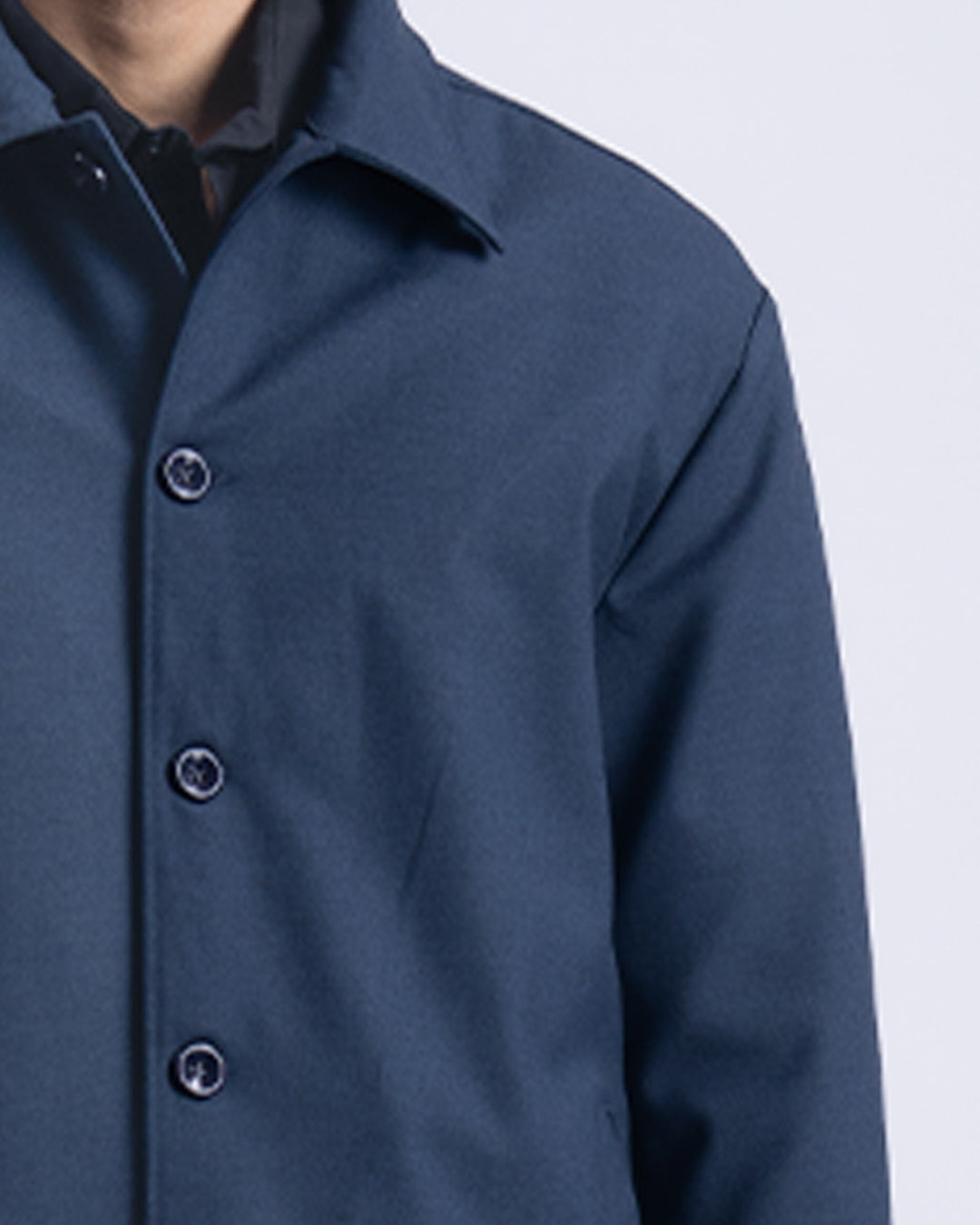 Easy Iron Light-Weight Jacket In Navy