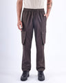 Feather Light Tailored Cargos In Brown