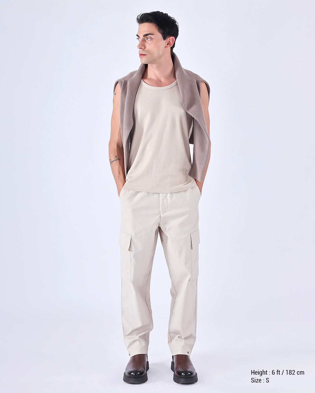Air Relaxed Cargo Pant In Cream