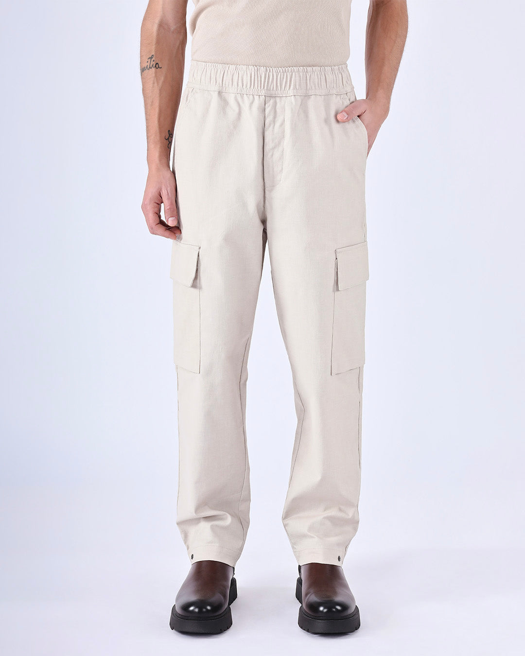 Air Relaxed Cargo Pant In Cream