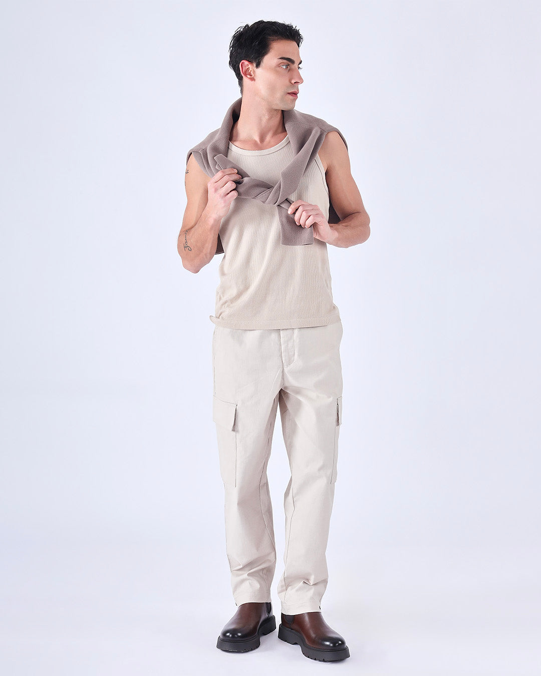 Air Relaxed Cargo Pant In Cream