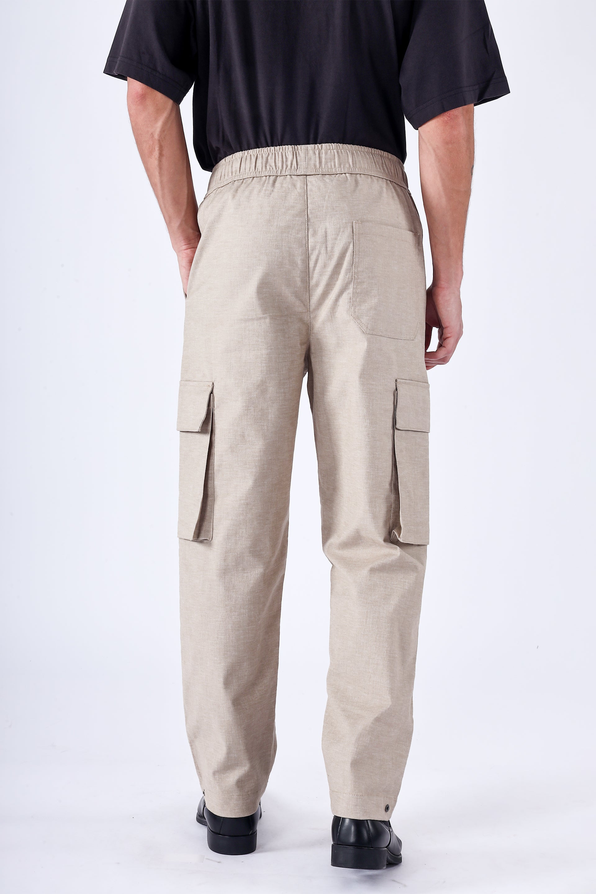 AIR RELAXED CARGO PANTS IN BEIGE