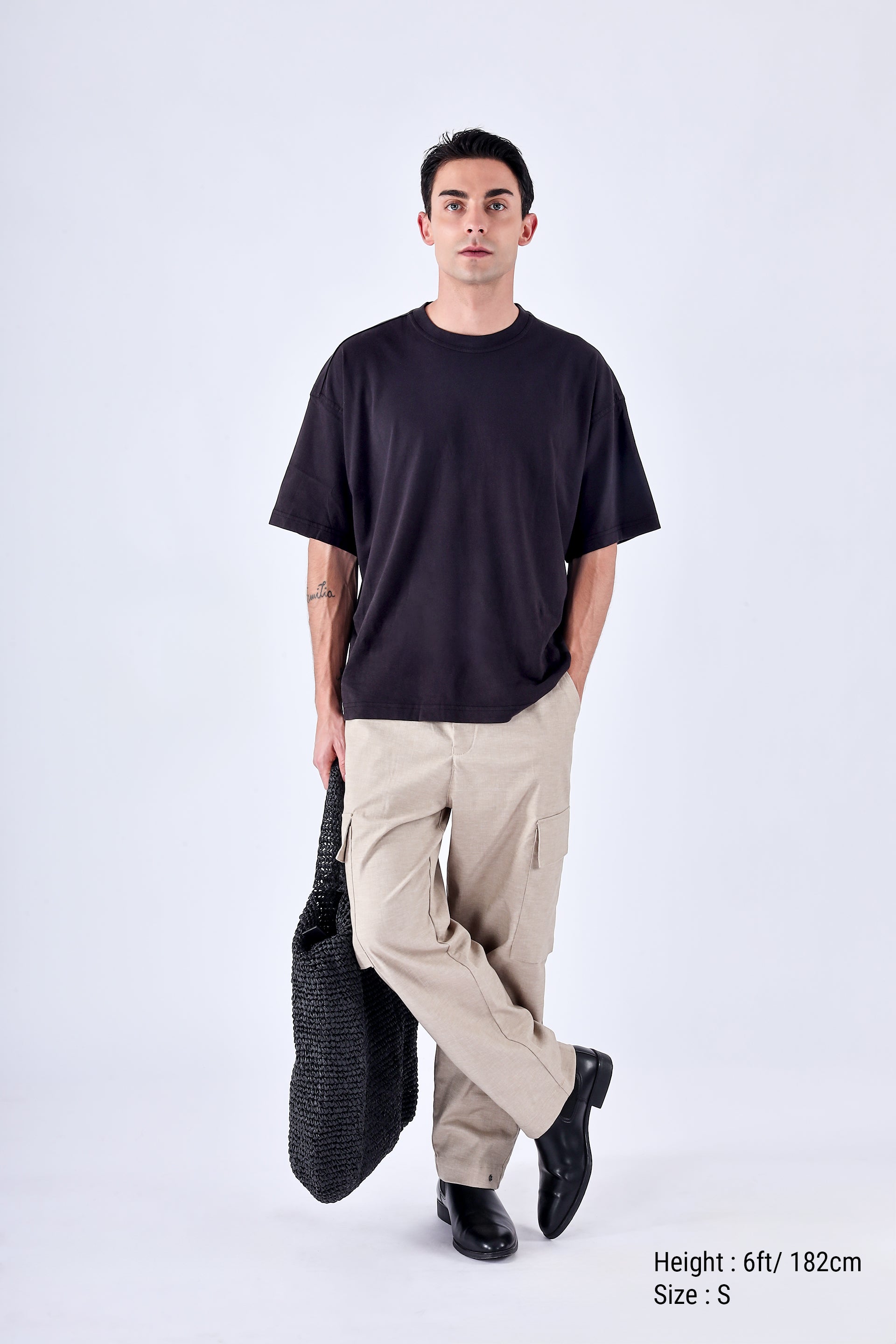 AIR RELAXED CARGO PANTS IN BEIGE