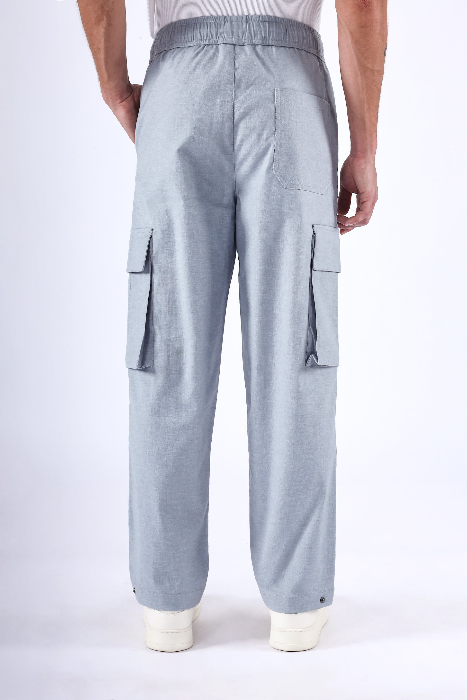 AIR RELAXED CARGO PANTS IN BLUE