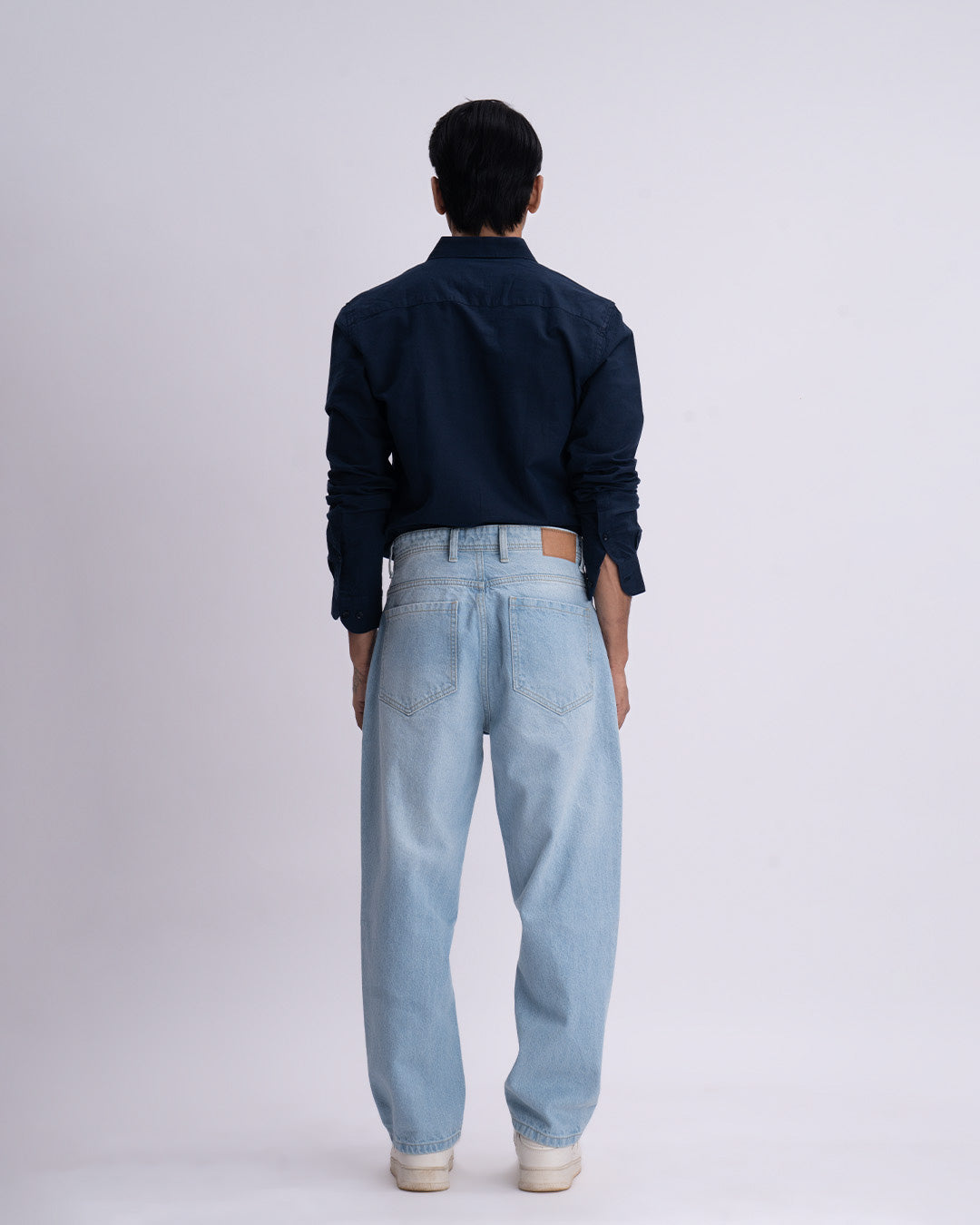 Classic Edge Relaxed Denim In Light Blue