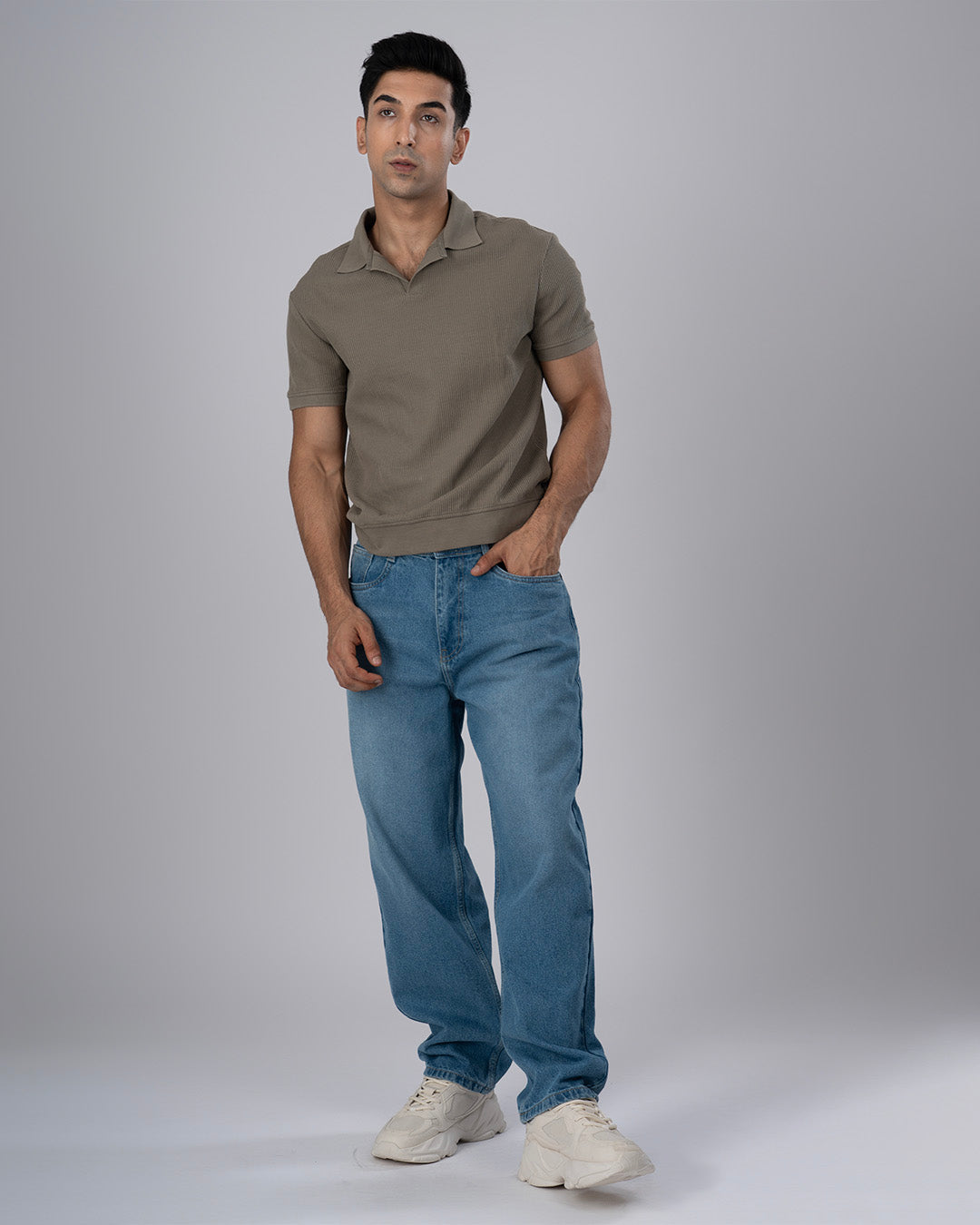 Classic Edge Relaxed Denim In Blue