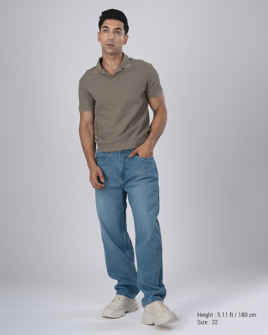 Classic Edge Relaxed Denim In Blue