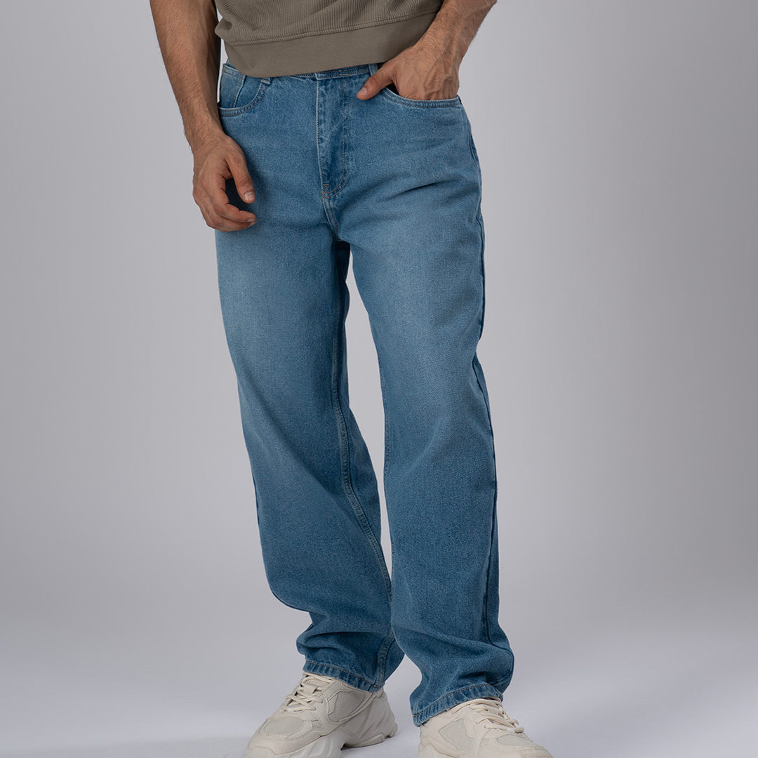 Classic Edge Relaxed Denim In Blue