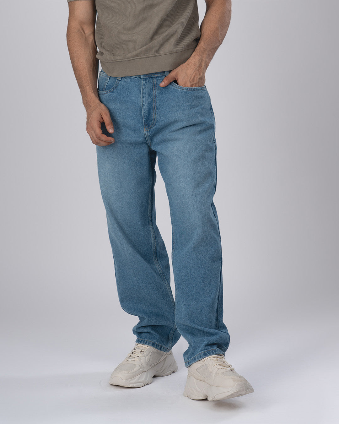 Classic Edge Relaxed Denim In Blue