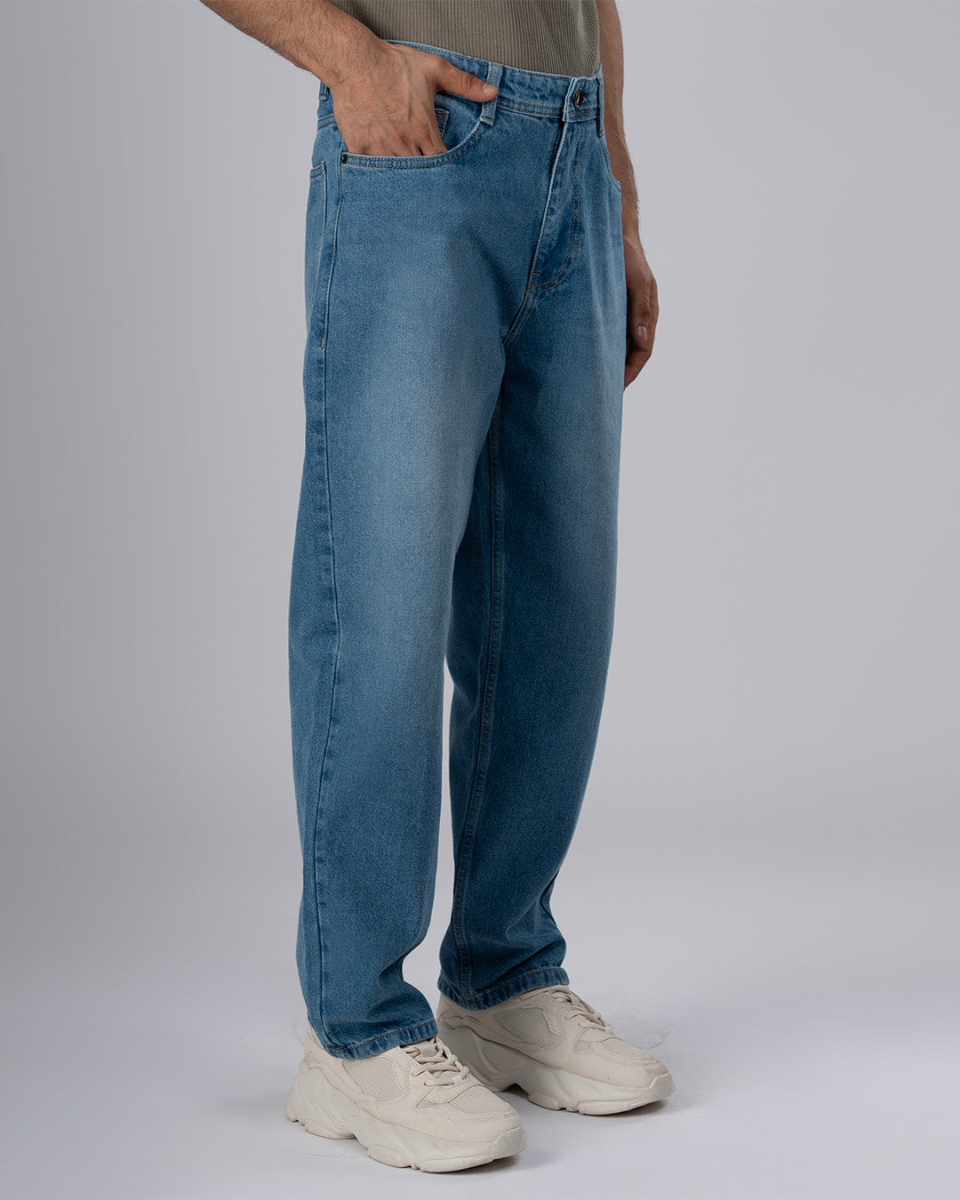 Classic Edge Relaxed Denim In Blue