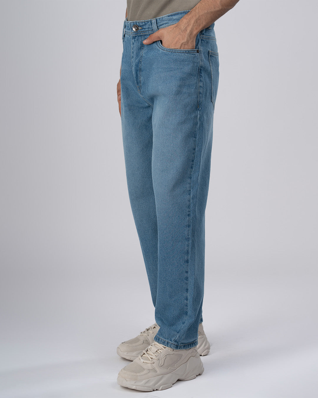 Classic Edge Relaxed Denim In Blue