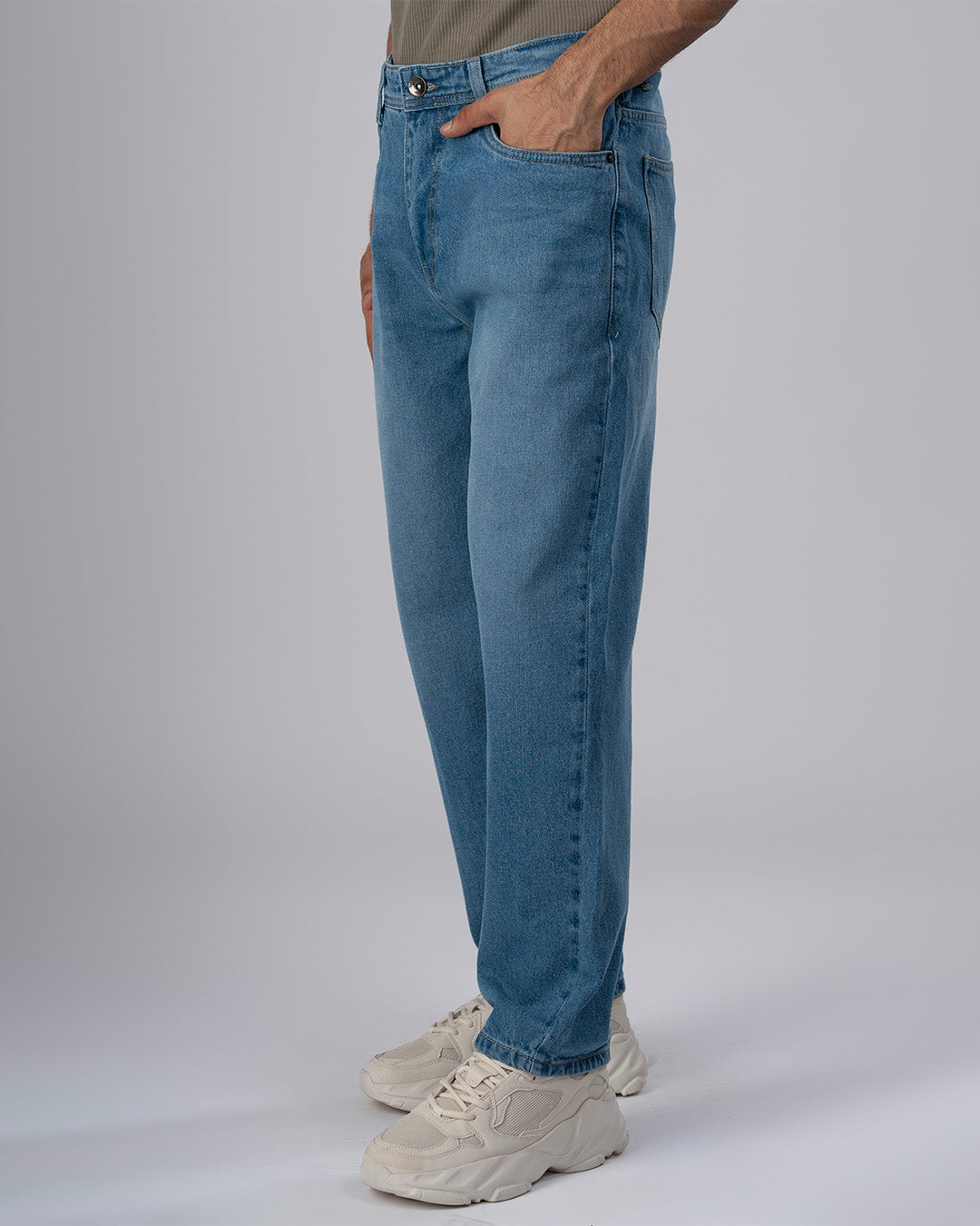 Classic Edge Relaxed Denim In Blue