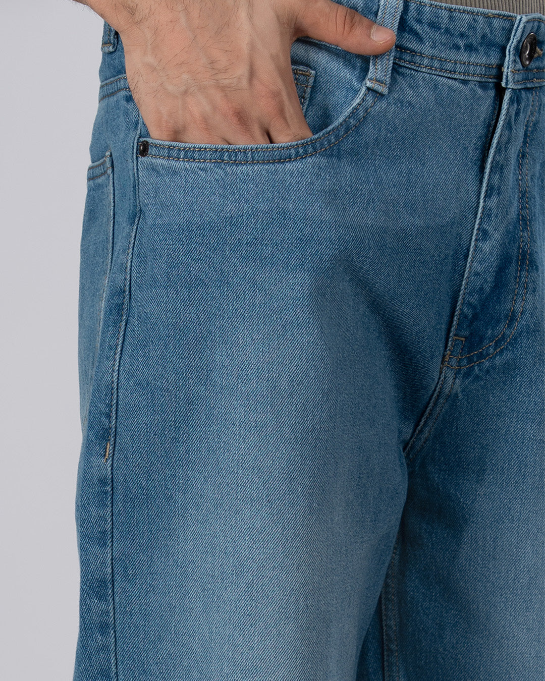 Classic Edge Relaxed Denim In Blue