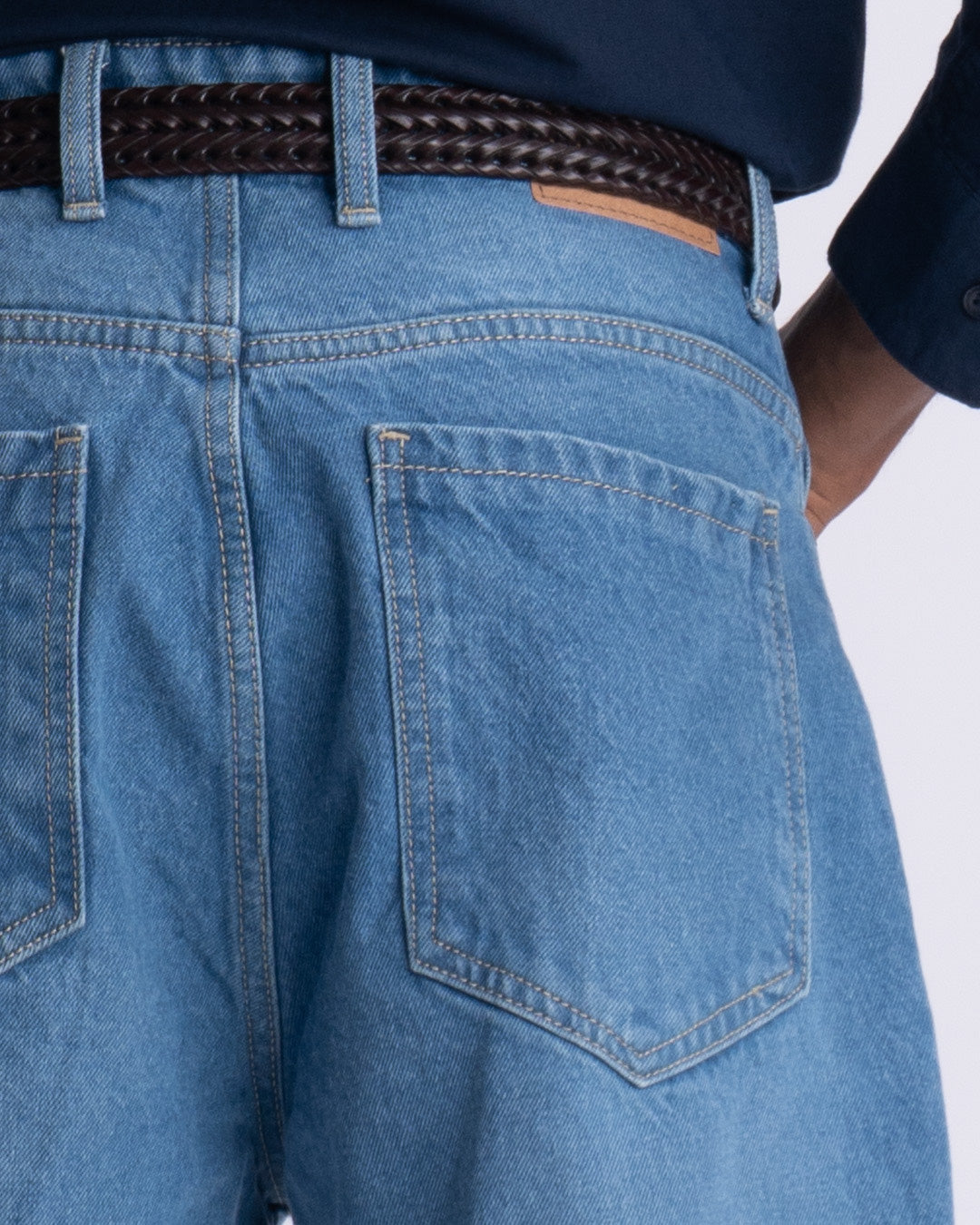 Classic Edge Relaxed Denim In Blue