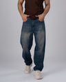Classic Edge Relaxed Denim In Dark Blue