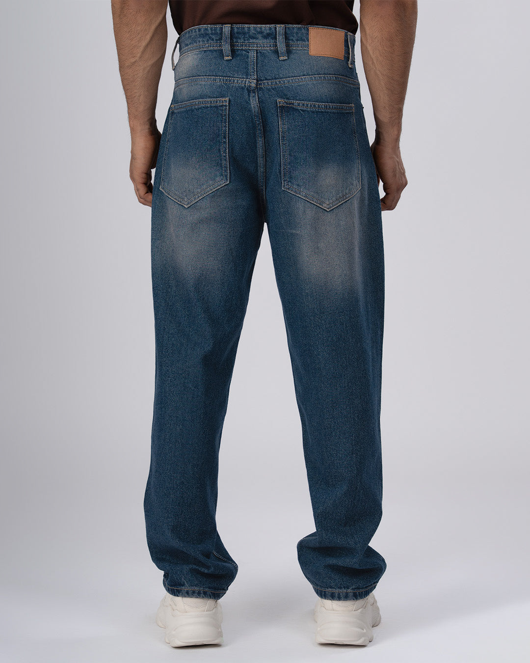 Classic Edge Relaxed Denim In Dark Blue