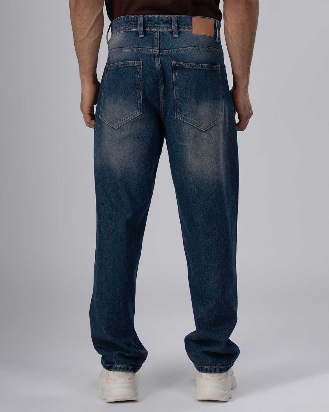 Classic Edge Relaxed Denim In Dark Blue