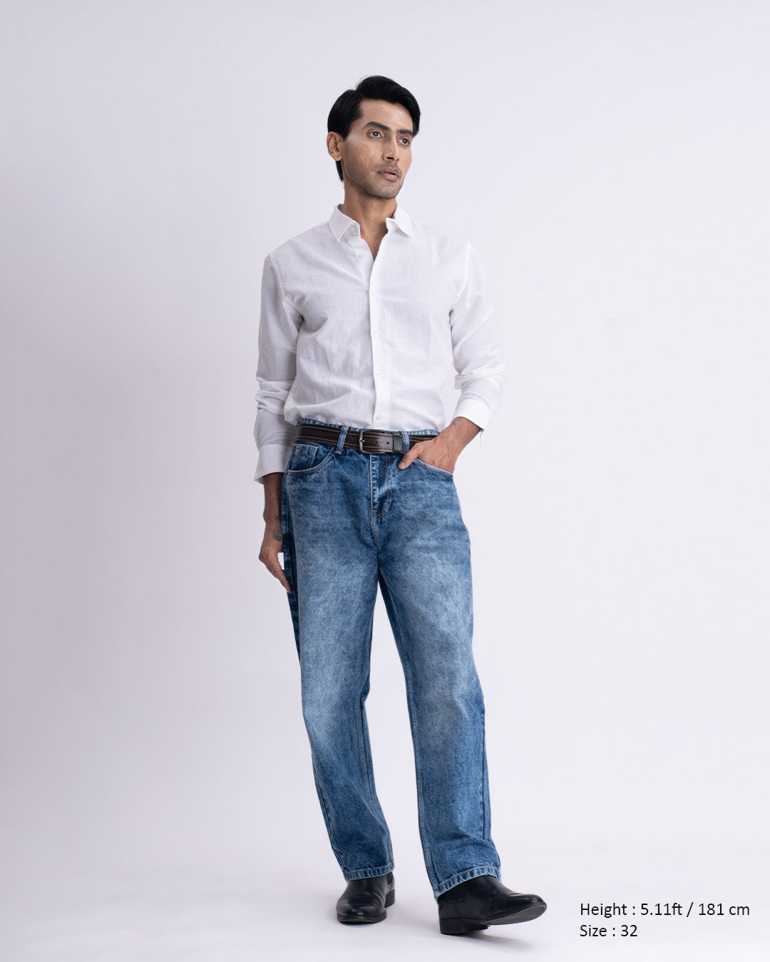Classic Edge Relaxed Denim In Blue
