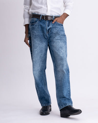 Classic Edge Relaxed Denim In Blue