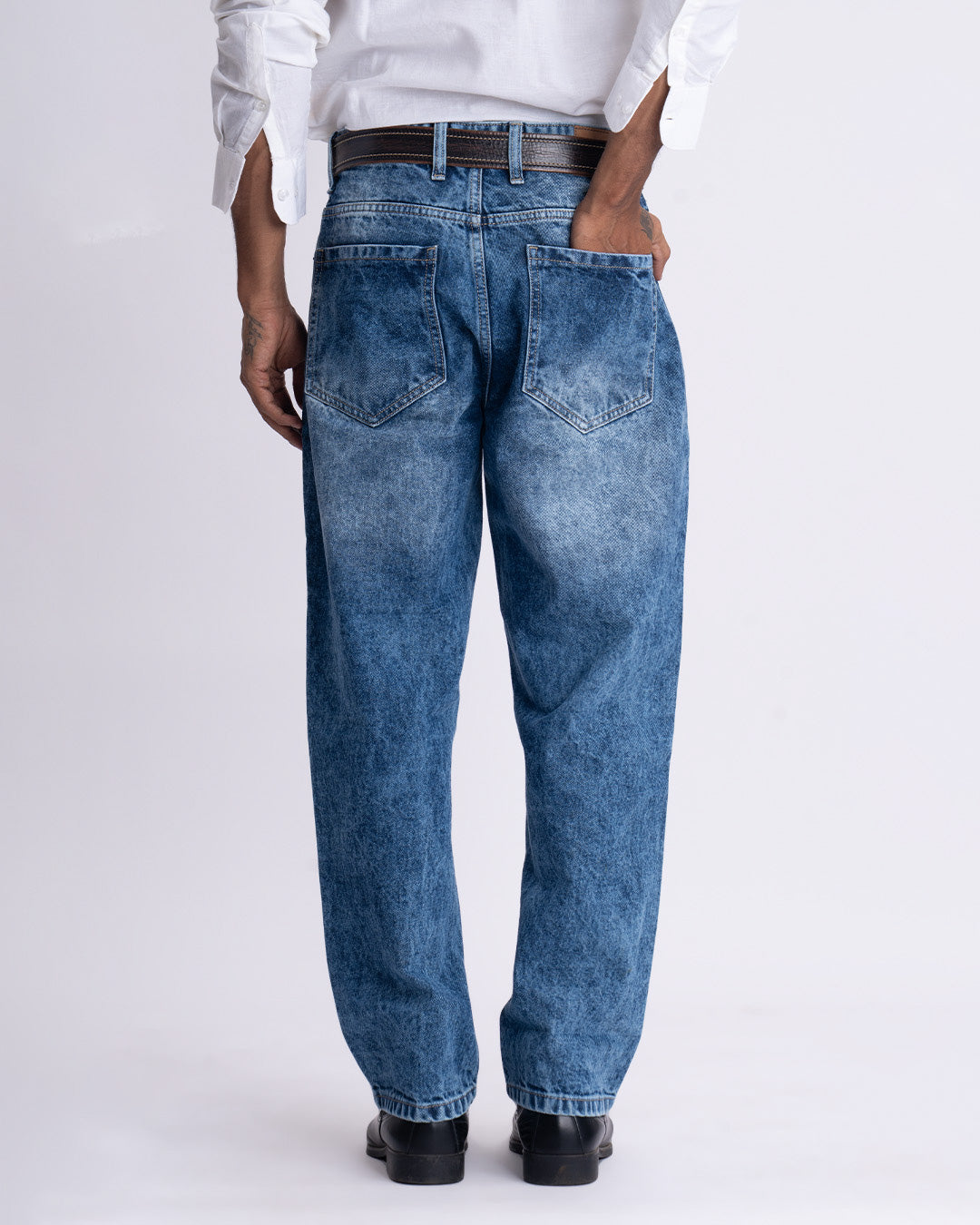 Classic Edge Relaxed Denim In Blue