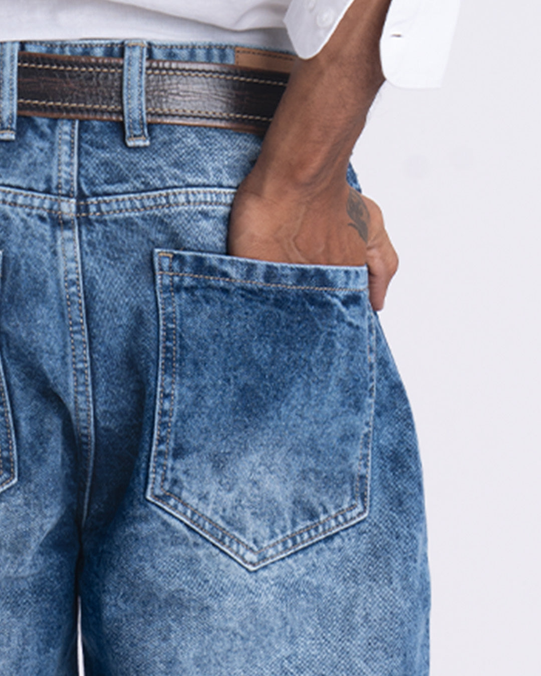 Classic Edge Relaxed Denim In Blue