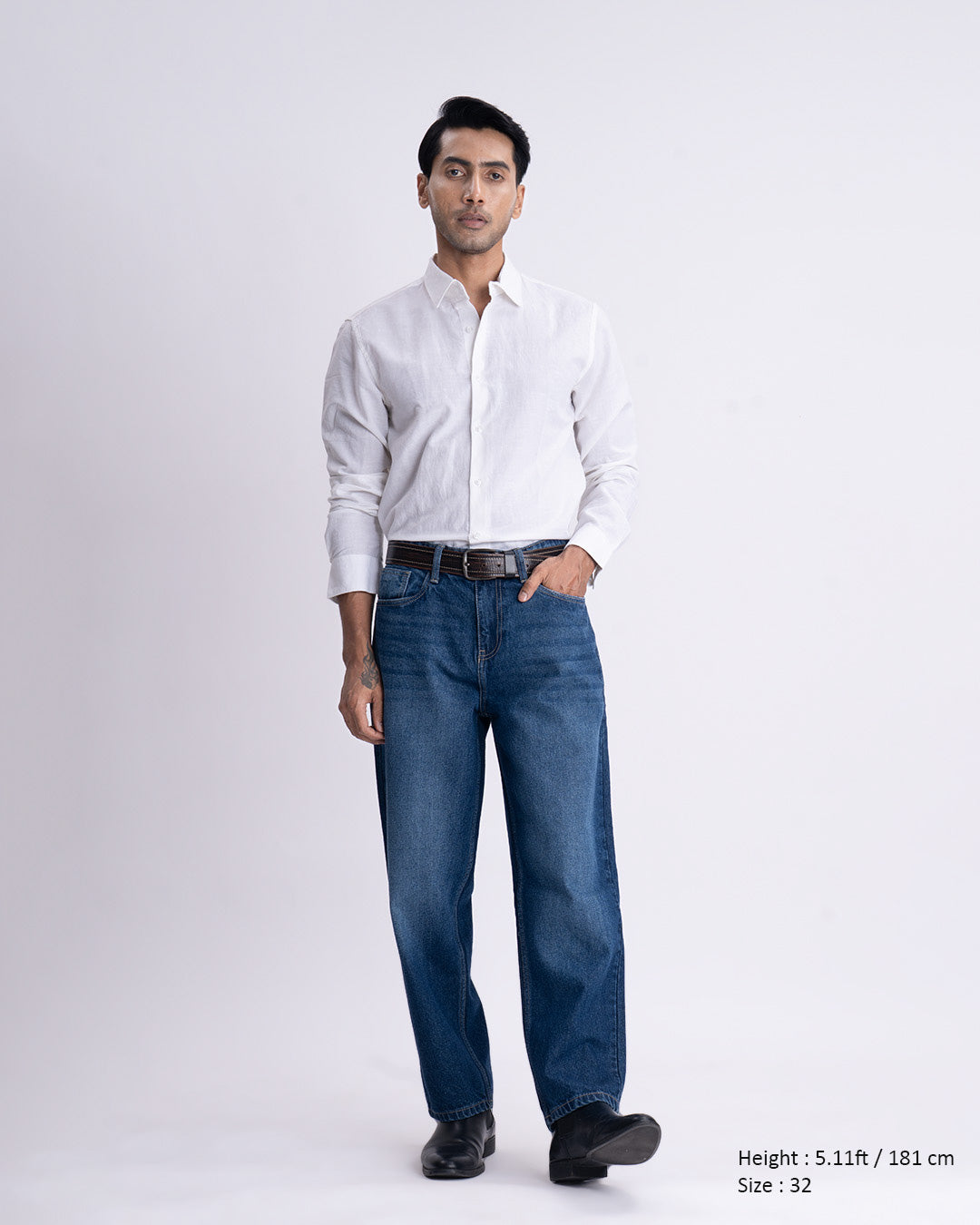Classic Edge Relaxed Denim In Blue