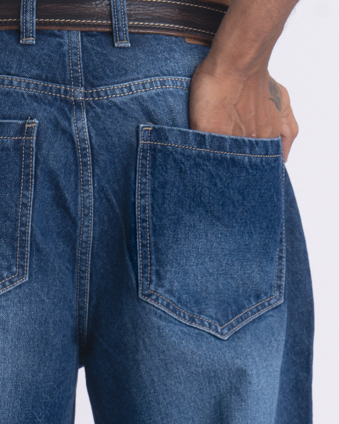 Classic Edge Relaxed Denim In Blue