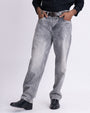 Classic Edge Relaxed Denim In Light Grey