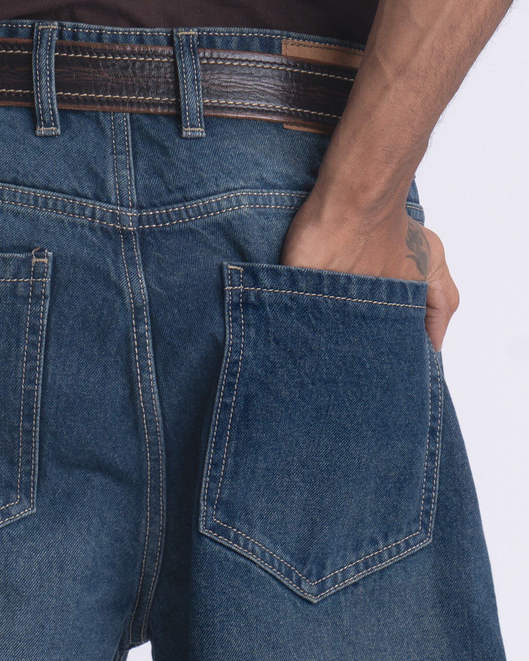 Classic Edge Relaxed Denim In Blue
