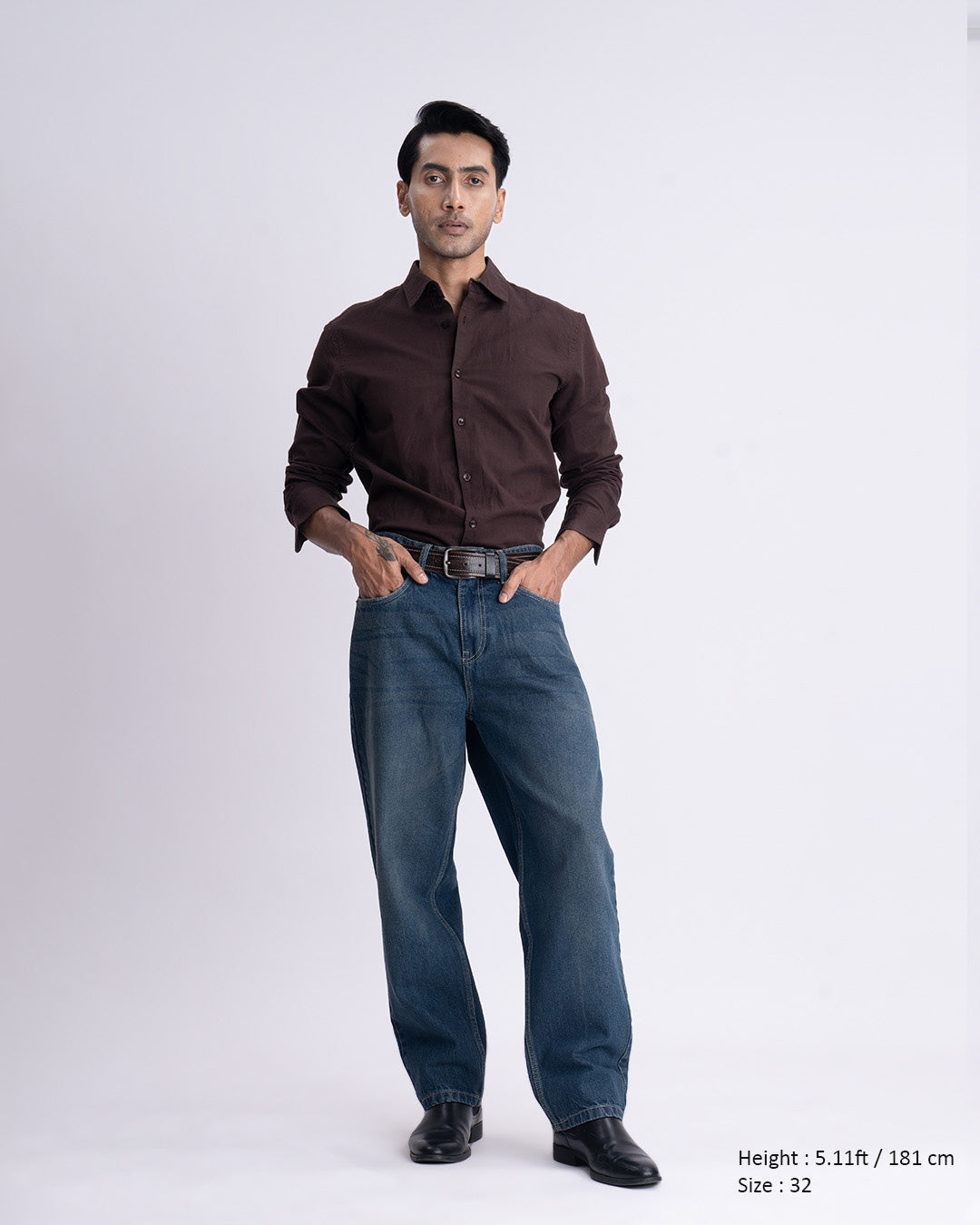 Classic Edge Relaxed Denim In Blue