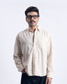 Soft Corduroy Relaxed Shirt In Cream