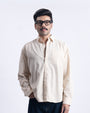 Soft Corduroy Relaxed Shirt In Cream