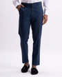 Easy Iron Tailored Office Trousers In Navy
