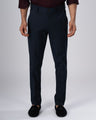 Easy Iron Tailored Office Trousers In Navy
