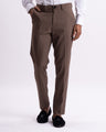 Easy Iron Tailored Office Trousers In Cocoa